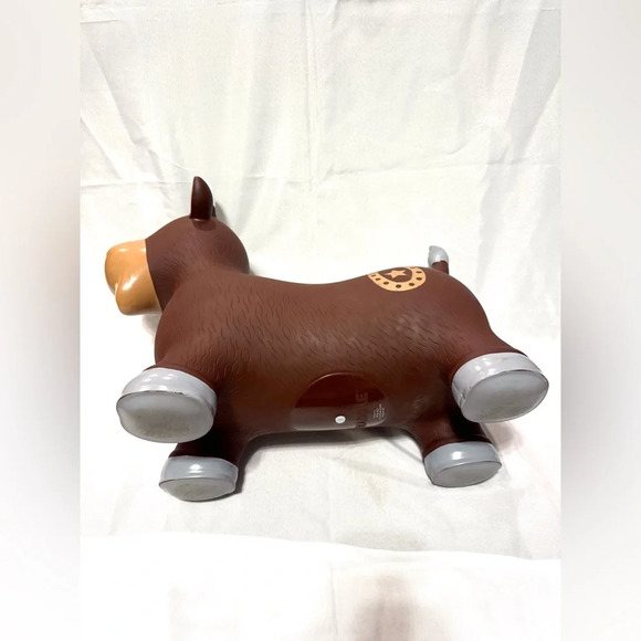 Waddle Bull Bouncer Inflatable Ride on Toy Hopper Brown (FB101546) - Picture 4 of 7